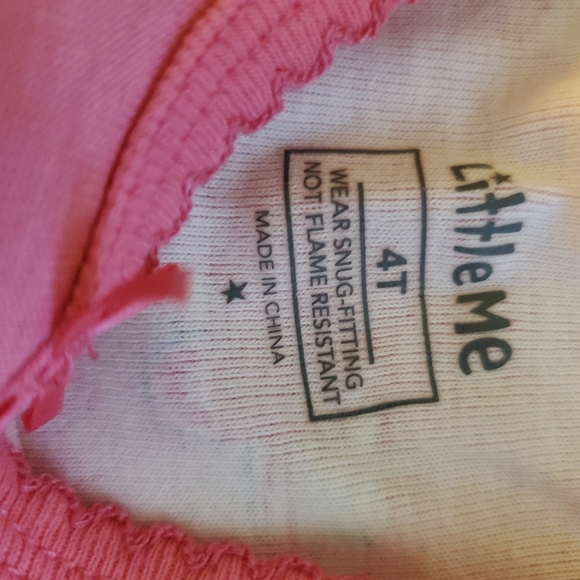 Little Me (2) Tops or Pj's 4T So cute! Lamas - Picture 7 of 7
